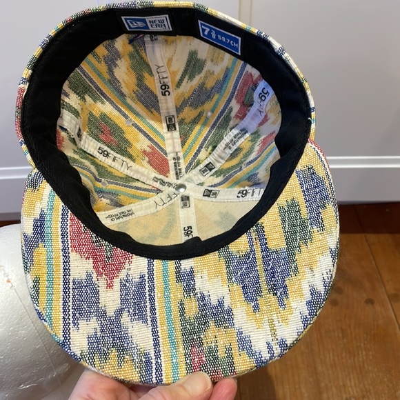 RARE!! Miami, Florida Cap, MIA,, Aztec, Navajo cotton print, fitted, 7 3/8 - Picture 10 of 12
